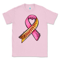 Bubblegum Pink breast cancer sport ribbons Classic Tee - AdoDesignShop