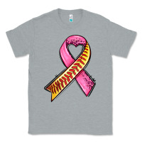 Heather Grey breast cancer sport ribbons Classic Tee - AdoDesignShop