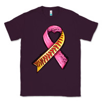 Plum breast cancer sport ribbons Classic Tee - AdoDesignShop