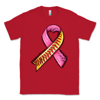 Red breast cancer sport ribbons Classic Tee - AdoDesignShop