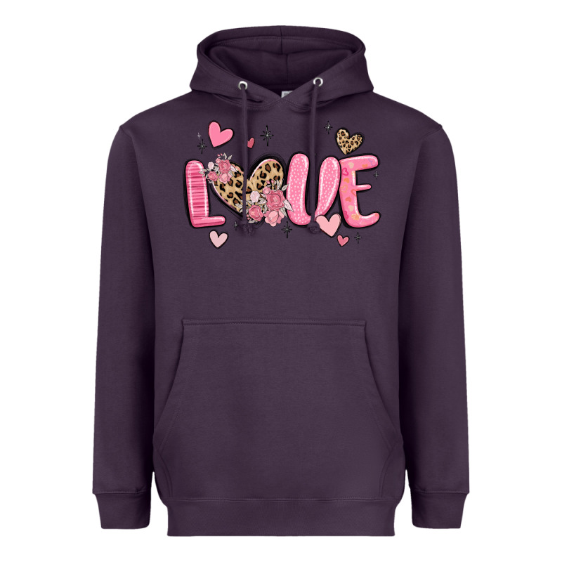 Love Valentines Day Heavyweight Hoodie by MaliasSmallBusiness | Teevron