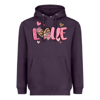 Plum love valentines day Heavyweight Hoodie - MaliasSmallBusiness