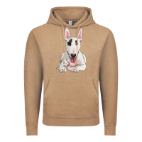Vintage Coffee bull terrier Vintage Hoodie - RanaPortraitStore