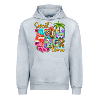 Heather Grey sweet summer time Urban Hoodie - NancyCooperArtShop