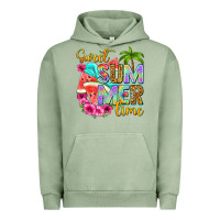 Pigment Oil Green sweet summer time Urban Hoodie - NancyCooperArtShop