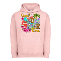 Pigment Salmon sweet summer time Urban Hoodie - NancyCooperArtShop