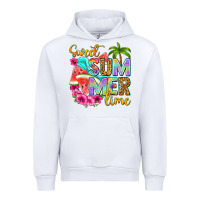 White sweet summer time Urban Hoodie - NancyCooperArtShop