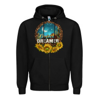 Black desert dreamer Zipper Hoodie - NancyCooperArtShop