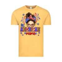 Vintage Mustard All American mama Vintage Tee - Neo Western