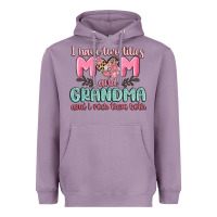 Lavender i have two titles mom and grandma and i rock them Heavyweight Hoodie - MaliasSmallBusiness
