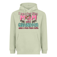 Matcha i have two titles mom and grandma and i rock them Heavyweight Hoodie - MaliasSmallBusiness