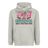 Moon Dust i have two titles mom and grandma and i rock them Heavyweight Hoodie - MaliasSmallBusiness