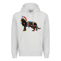 Dove Grey christmas bombay cat Premium Hoodie - LillyAllenDesigns