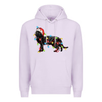 Lilac christmas bombay cat Premium Hoodie - LillyAllenDesigns