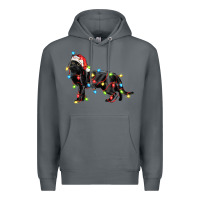 Rock christmas bombay cat Premium Hoodie - LillyAllenDesigns