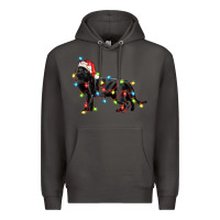 Smoke christmas bombay cat Premium Hoodie - LillyAllenDesigns