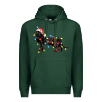 Sports Green christmas bombay cat Premium Hoodie - LillyAllenDesigns