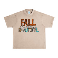 French Oak Fall Is Proof That Change Is Beautiful Urban Heavy Tee - CowhideDigitalArt