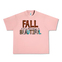 Salmon Fall Is Proof That Change Is Beautiful Urban Heavy Tee - CowhideDigitalArt