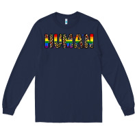 Navy human Long Sleeve Tee - JahusDesignShop