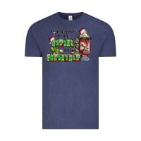Vintage Denim when your  dead insıde but is christmas Vintage Tee - CowhideDigitalArt