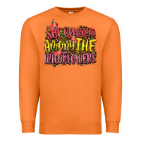 Carrot she belongs among the wildflowers Premium Sweatshirt - NancyCooperArtShop