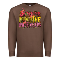 Chestnut she belongs among the wildflowers Premium Sweatshirt - NancyCooperArtShop