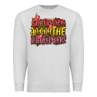 Dove Grey she belongs among the wildflowers Premium Sweatshirt - NancyCooperArtShop