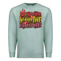 Seafoam she belongs among the wildflowers Premium Sweatshirt - NancyCooperArtShop