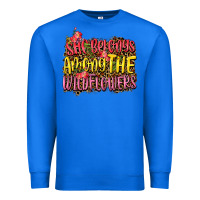 True Royal she belongs among the wildflowers Premium Sweatshirt - NancyCooperArtShop