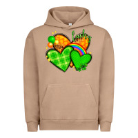 Pigment Burro st patricks day hearts png Urban Hoodie - NancyCooperArtShop