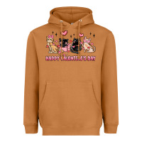 Meerkat happy valentines day cats Heavyweight Hoodie - MaliasSmallBusiness