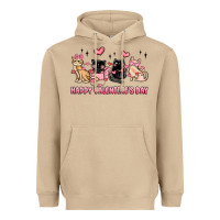 Mushroom happy valentines day cats Heavyweight Hoodie - MaliasSmallBusiness
