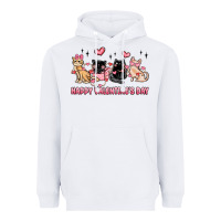 White happy valentines day cats Heavyweight Hoodie - MaliasSmallBusiness