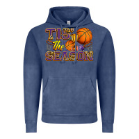 Vintage Denim tis' the season basketball Vintage Hoodie - Zillion Design Studio