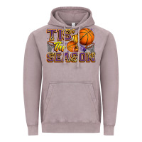 Vintage Zinc tis' the season basketball Vintage Hoodie - Zillion Design Studio