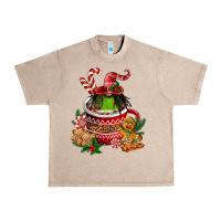 French Oak christmas coffee afro gnome Urban Heavy Tee - FaDigitalArtStudio
