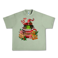Oil Green christmas coffee afro gnome Urban Heavy Tee - FaDigitalArtStudio