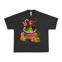 Pigment Black christmas coffee afro gnome Urban Heavy Tee - FaDigitalArtStudio