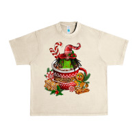 Sandshell christmas coffee afro gnome Urban Heavy Tee - FaDigitalArtStudio