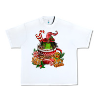 White christmas coffee afro gnome Urban Heavy Tee - FaDigitalArtStudio