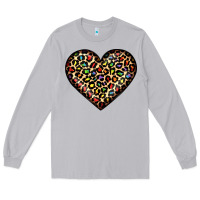 Moon Dust pride leopard heart Long Sleeve Tee - JahusDesignShop
