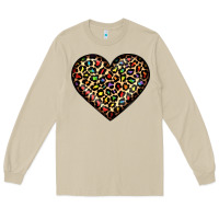 Mushroom pride leopard heart Long Sleeve Tee - JahusDesignShop