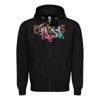 Black dialysis nurse Zipper Hoodie - NancyCooperArtShop