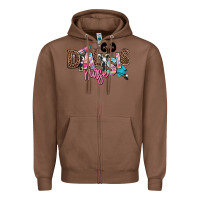 Chestnut dialysis nurse Zipper Hoodie - NancyCooperArtShop