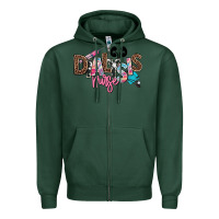 Sports Green dialysis nurse Zipper Hoodie - NancyCooperArtShop