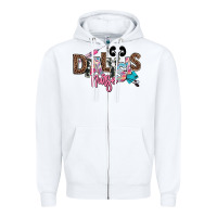 White dialysis nurse Zipper Hoodie - NancyCooperArtShop