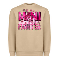 Mushroom My Mini Is a Fighter with Ribbon Heavyweight Sweatshirt - texasbilliewilder