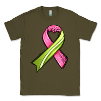 Army Green breast cancer sport ribbons Classic Tee - AdoDesignShop