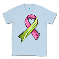 Dusty Blue breast cancer sport ribbons Classic Tee - AdoDesignShop